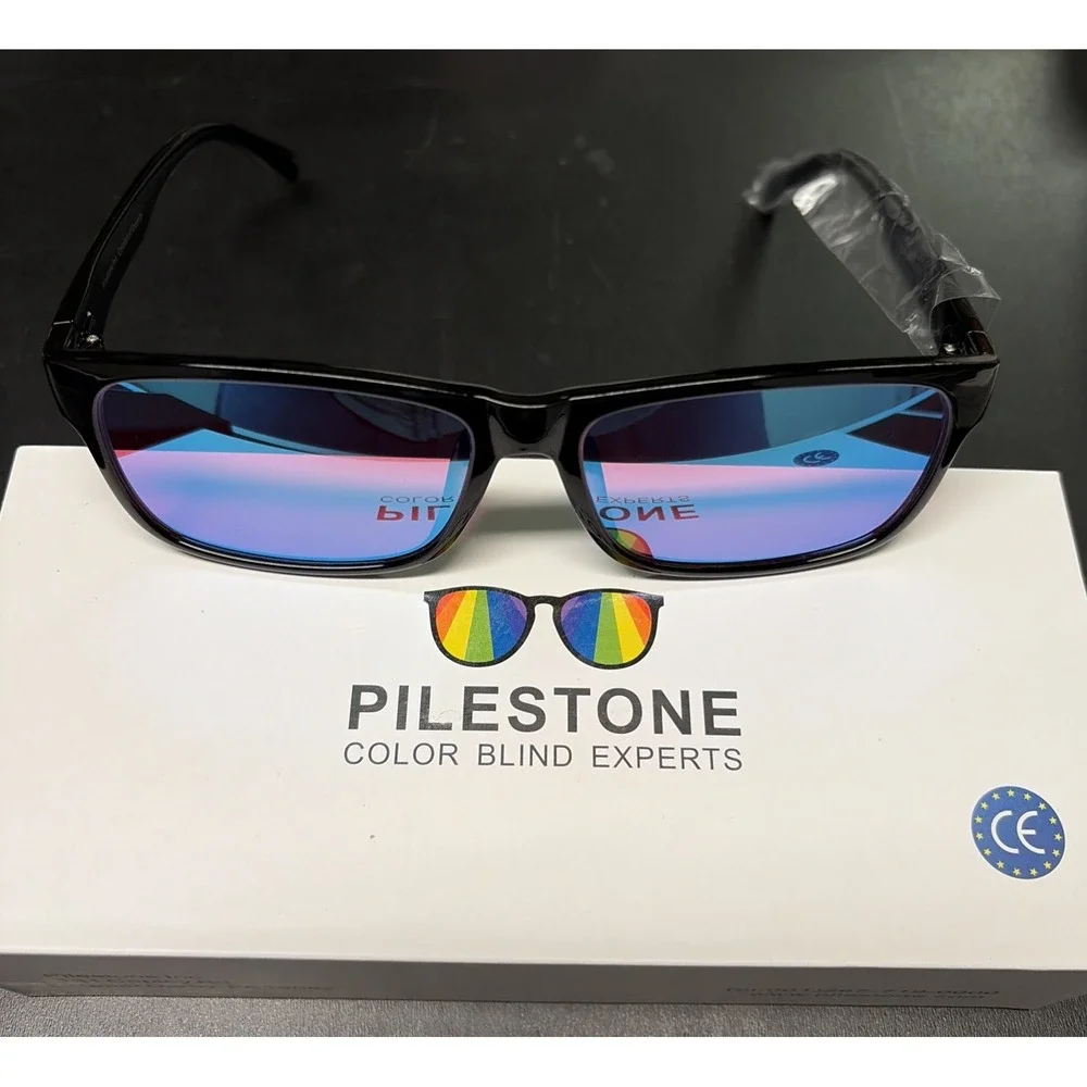 Pilestone TP-025 Colorblind Glasses for Severe/Strong Red/Green Deficiency NEW